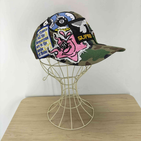 シュプリーム Supreme 25SS 6-Panel Olive Camo 6パネル オリーブ カモ パッチ キャップ メンズ